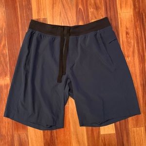 Navy Blue Lululemon Mens shorts